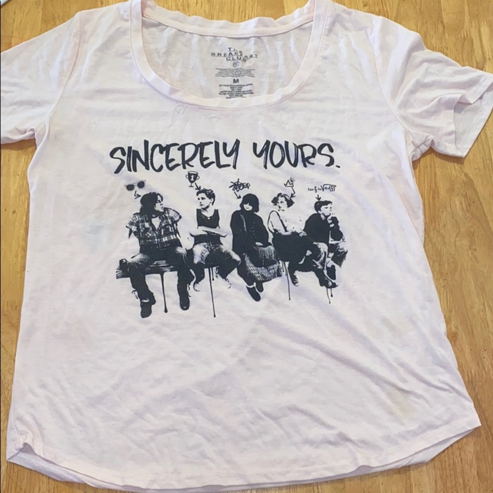 A Breakfast club tee shirt